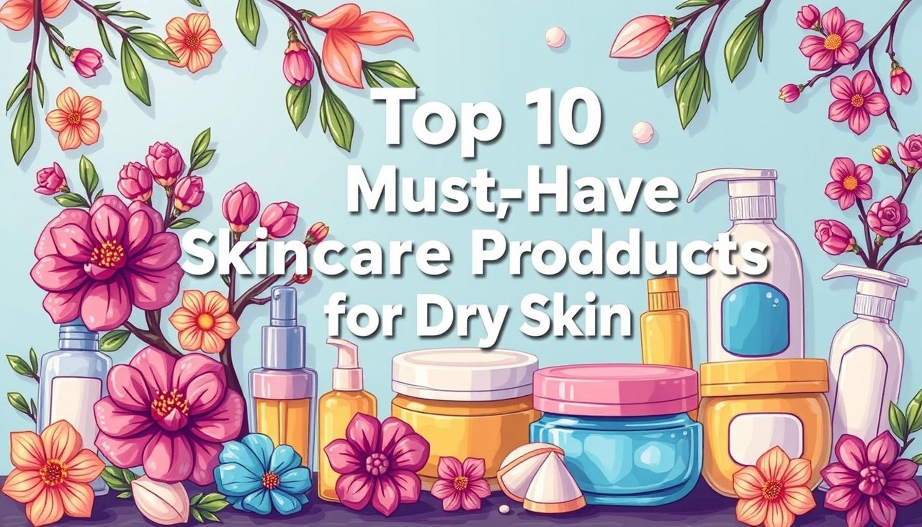 Top 10 Must-Have Skincare Products for Dry Skin in 2023
